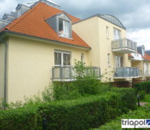 Gemütliche 1-Zi-Wohnung mit Terrasse am Stadtrand von Dresden.