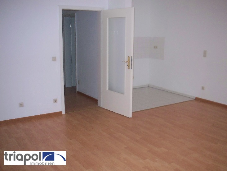 Gemütliche 1-Zi-Wohnung mit Terrasse, Laminatboden und Tiefgaragenstellplatz am Stadtrand von Dresden.