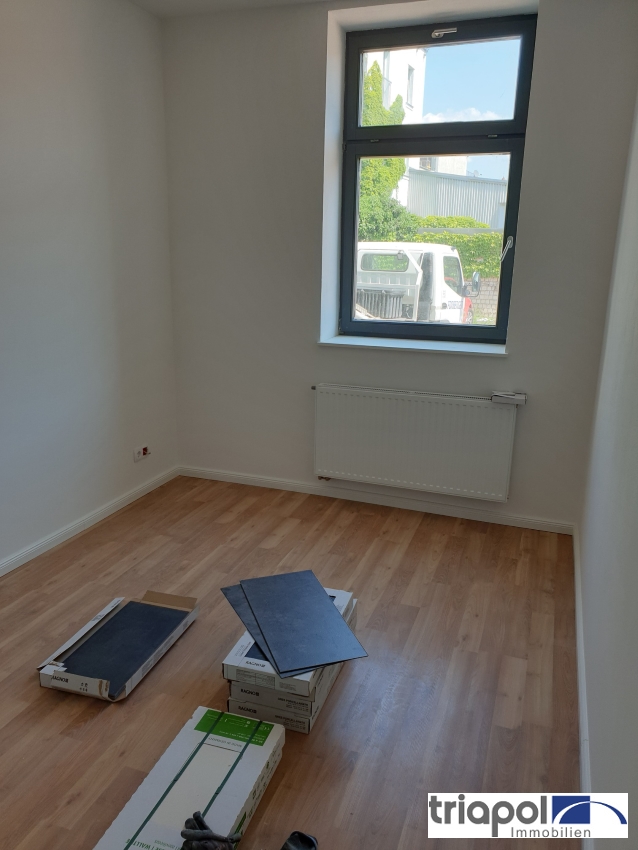 Schöne 3-Zi-Whg. mit Balkon und Einbauküche im Hinterhaus in Meißen.