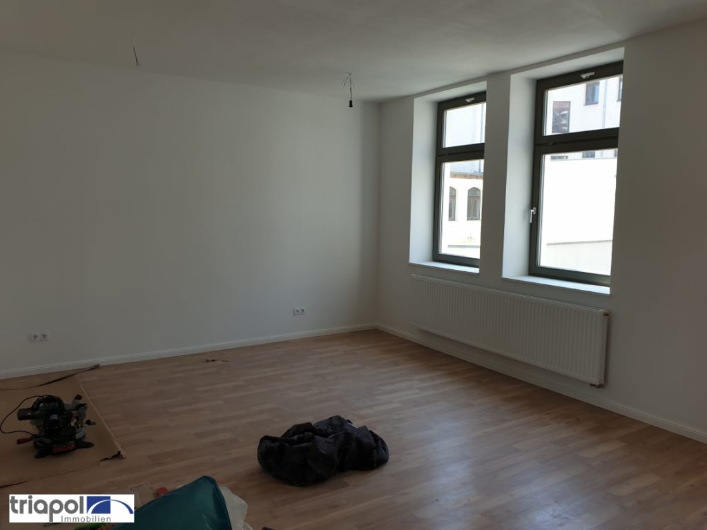 Schöne 3-Zi-Whg. mit Balkon und Einbauküche im Hinterhaus in Meißen.
