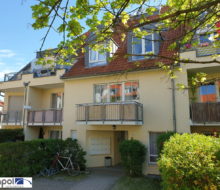Ruhig gelegene 1-Zi-Whg. mit Einbauküche, Balkon und Laminatboden in Weißig.