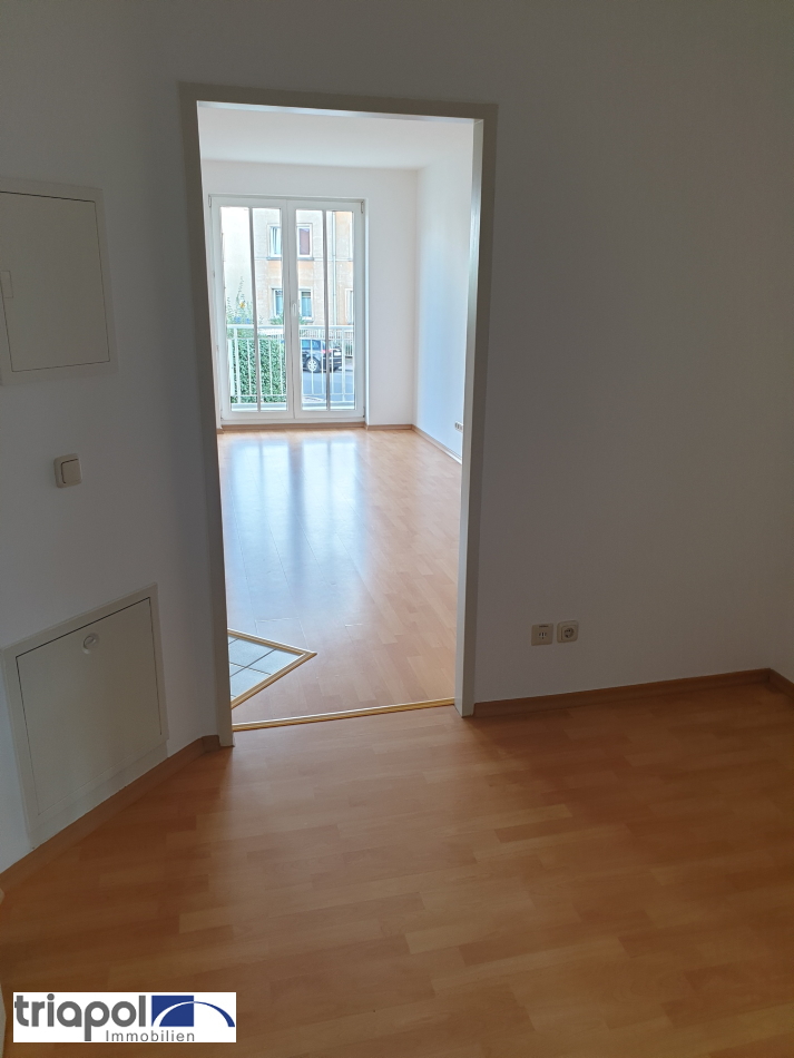 Kleine und gemütliche 2-Zi-Whng. mit Balkon, Laminatboden und TG-Stellplatz in ruhiger und grüner Lage.