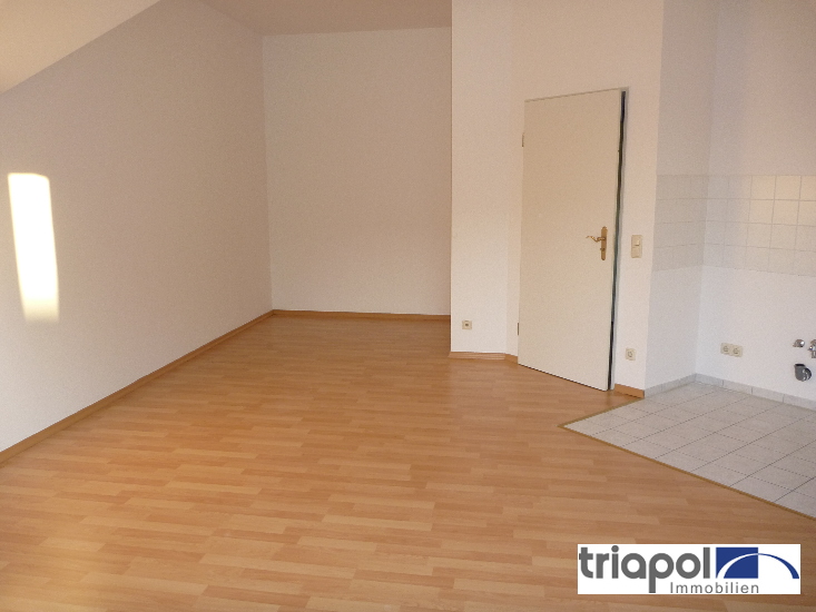 Schöne Dachgeschoss Ruhig gelegene 1-Zi-Wohnung mit Balkon in Coswig.