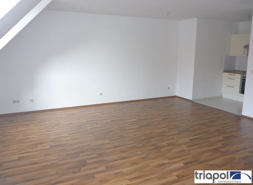 Großzügige 1-Zi-Whg. mit Laminatboden und Einbauküche in ruhiger Stadtrandlage.