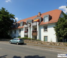 Hübsche 3-Zi-Maisonettewohnung mit Balkon am Stadtrand von Dresden, in Großluga.