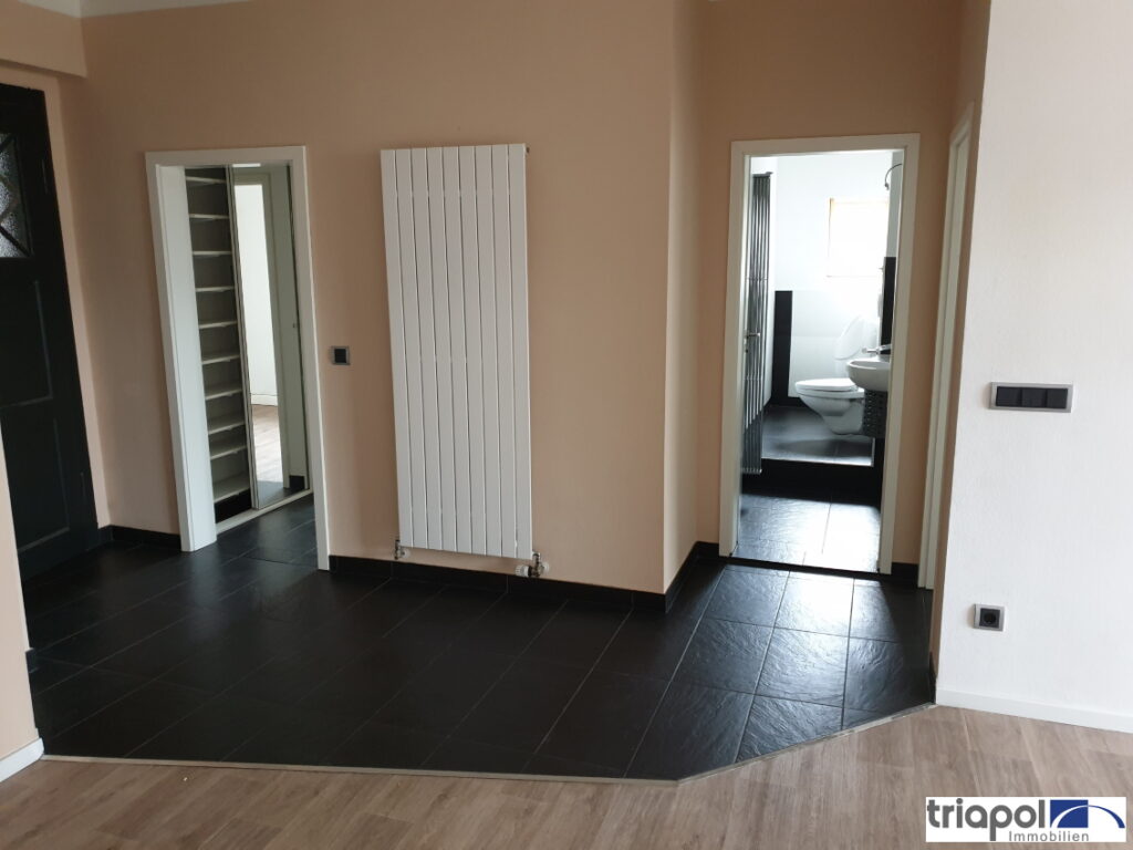 Individuelle Maisonette-Wohnung mit hochwertiger Einbauküche, Kamin, Bad und WC in Strehlen.