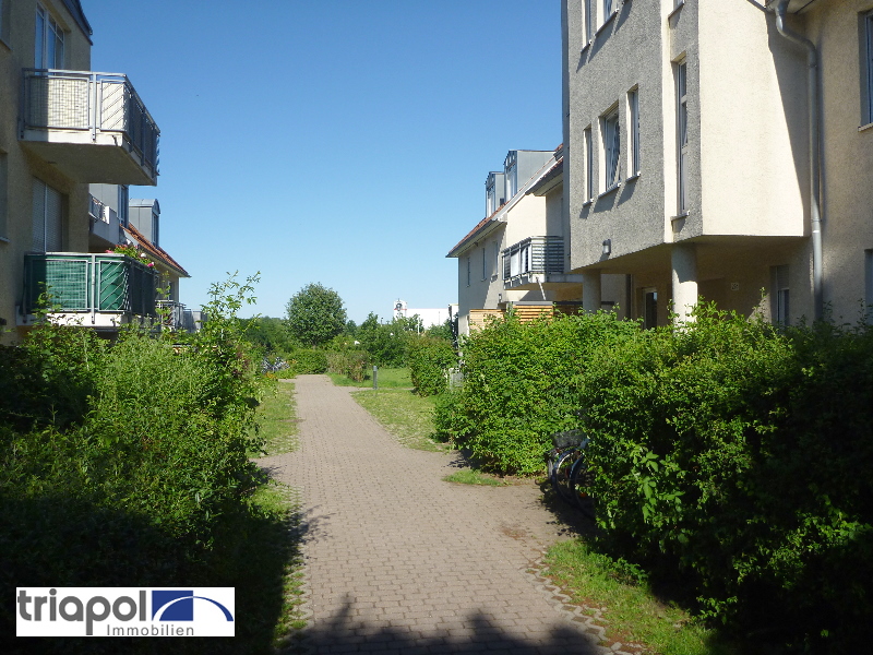 Schöne 1-Zi-Whg. mit Terrasse in grüner und ruhiger Stadtrandlage von Dresden.