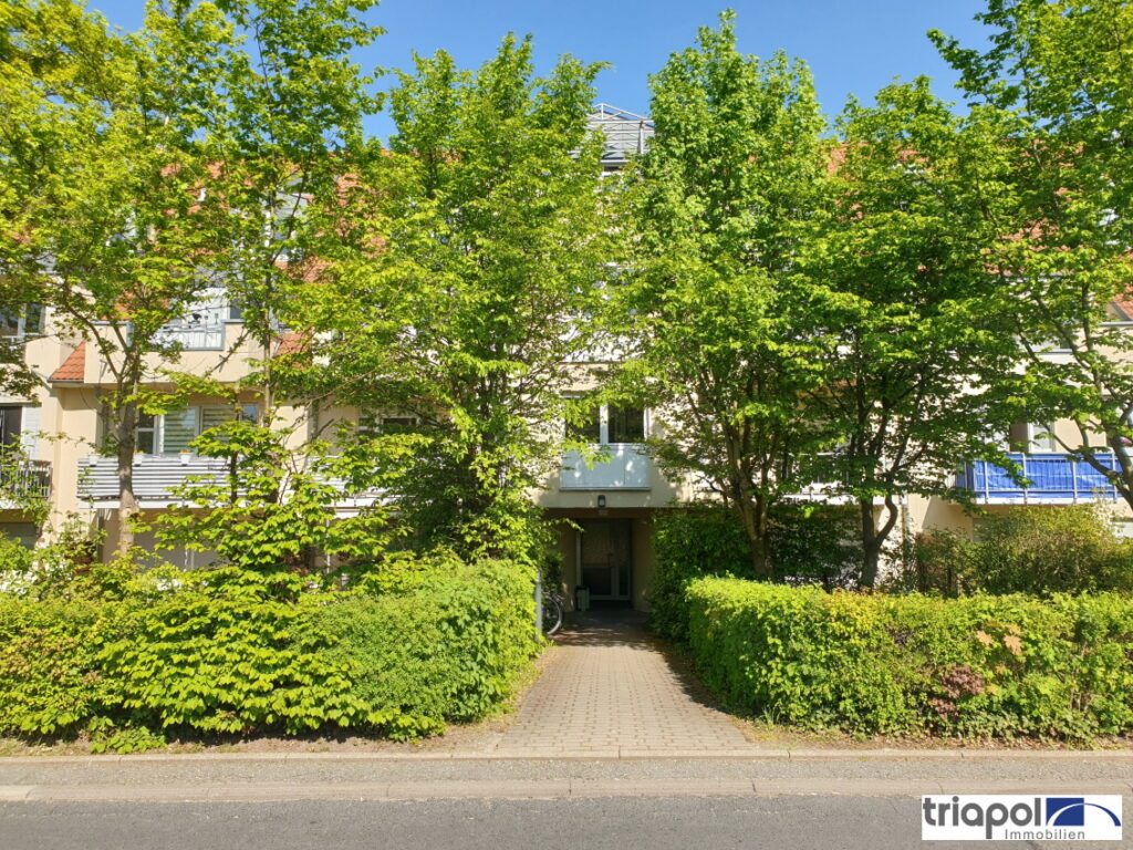 Vermietete 1-Zi-Whg. mit Balkon in grüner und ruhiger Stadtrandlage von Dresden.