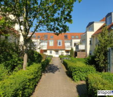 Individuelle Dachgeschosswohnung mit Laminat und Tageslichtbad am Stadtrand von Dresden..