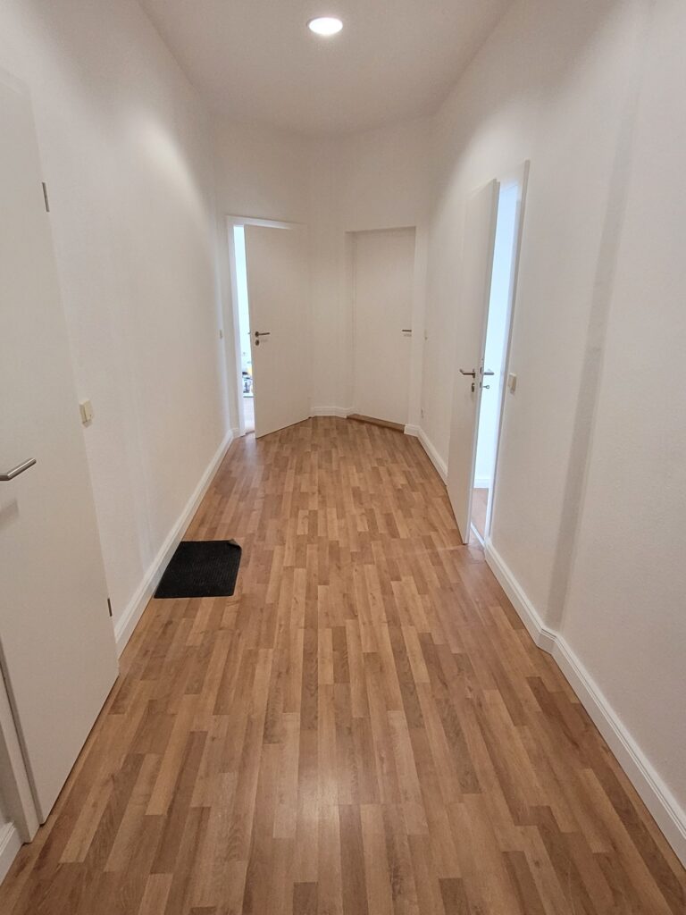 Großzügige 4-Zi-Whg. mit moderner Einbauküche, Laminatboden und Südbalkon in der Meißner Altstadt.