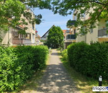 Gemütliche Eigentumswohnung mit Balkon und Laminatboden in ruhiger Stadtrandlage.