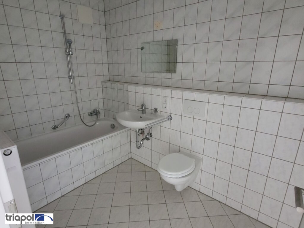 Hübsche 1-Zi-Whg. mit neuem Laminatboden, Balkon und TG-Stellplatz in Coswig.