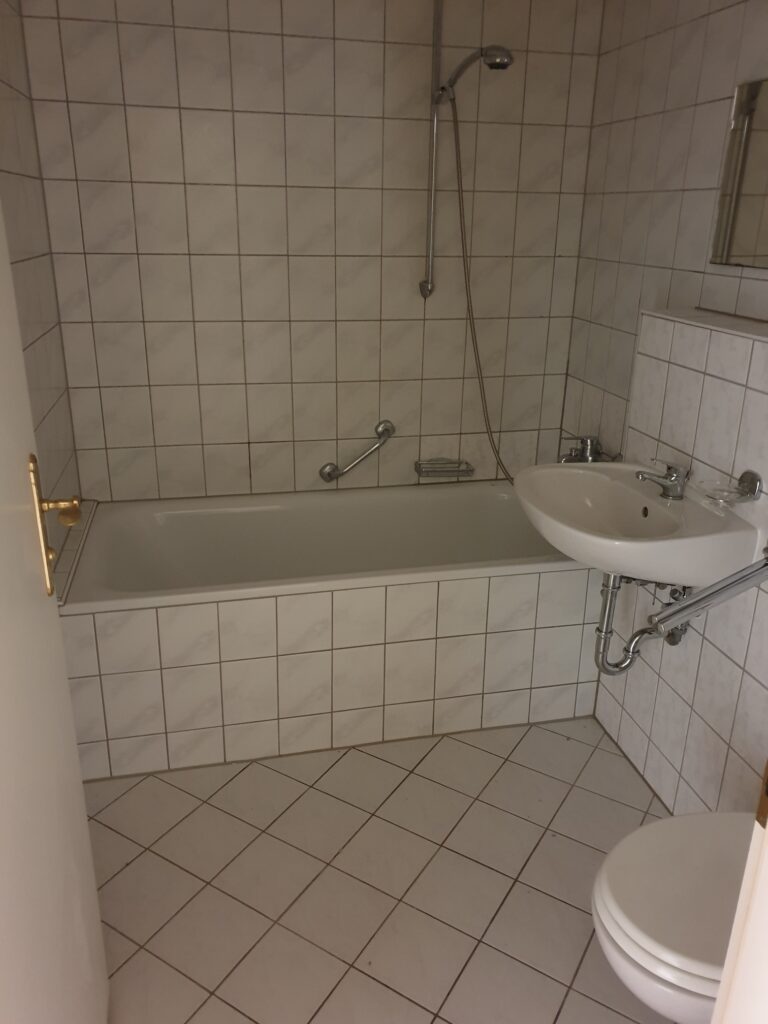 Ruhig gelegene Erdgeschosswohnung mit Terrasse und Laminatboden in Coswig.