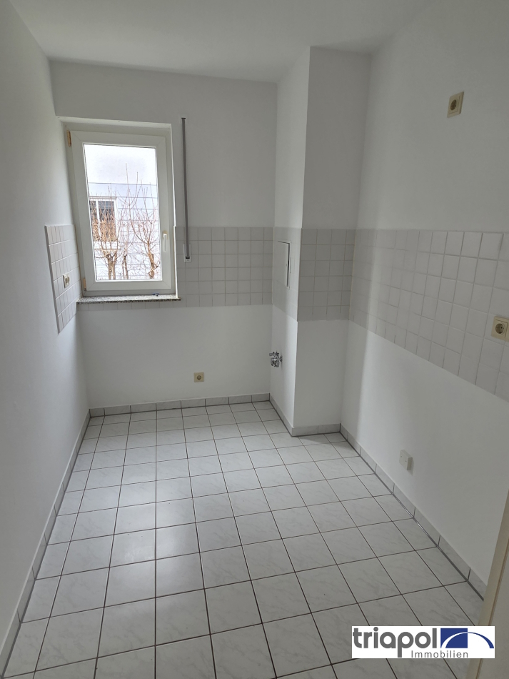 Schöne und ruhig gelegene Erdgeschoss mit neuem Laminatboden, Terrasse und kl. Gartenanteil in Coswig.