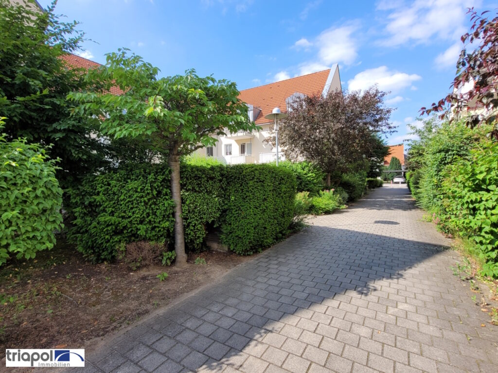Schöne 2-Zi-Whg. mit Terrasse und kleinem Gartenanteil in ruhiger und grüner Lage von Coswig.